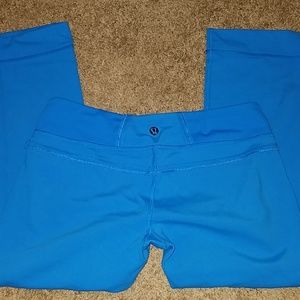 Lululemon blue yoga capris